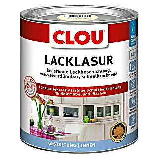 Clou Aqua Lacklasur Combi-Clou L17 (Ahorn, 375 ml, Seidenmatt)