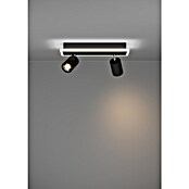 Eglo Downlight LED empotrable (12 W, L x An x Al: 34 x 10 x 14 cm, Negro, Blanco cálido) | BAUHAUS