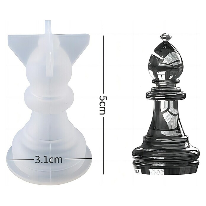 CreativEpoxy Gießform Silikonformen-Set (Schach, Silikon) | BAUHAUS