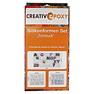 CreativEpoxy Gießform Silikonformen-Set (Schmuck, Silikon)