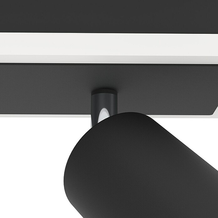 Eglo Downlight LED empotrable (12 W, L x An x Al: 34 x 10 x 14 cm, Negro, Blanco cálido) | BAUHAUS
