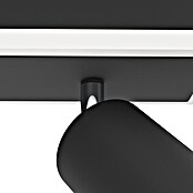 Eglo Downlight LED empotrable (12 W, L x An x Al: 34 x 10 x 14 cm, Negro, Blanco cálido) | BAUHAUS