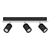 Eglo Regleta LED (20 W, L x An x Al: 46 x 10 x 14 cm, Negro, Blanco cálido) | BAUHAUS