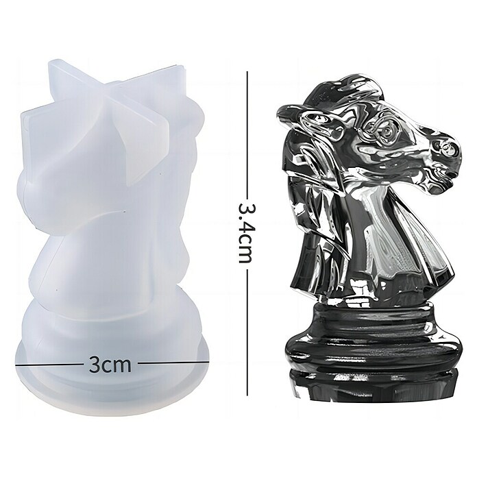 CreativEpoxy Gießform Silikonformen-Set (Schach, Silikon) | BAUHAUS
