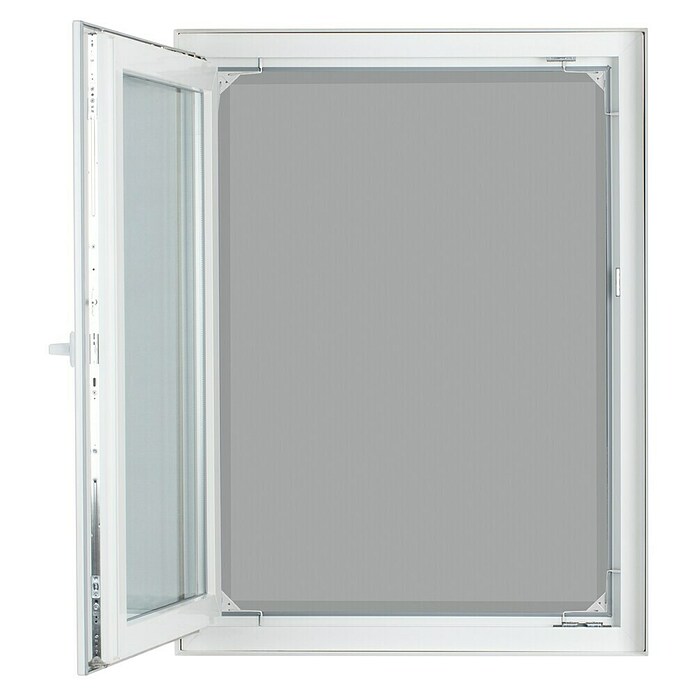 Easy Maxx Insektenschutzfenster (B x H: 115 x 135 mm, Montage Insektengitter: Klemmen, Farbe Rahmen: Weiß) | BAUHAUS