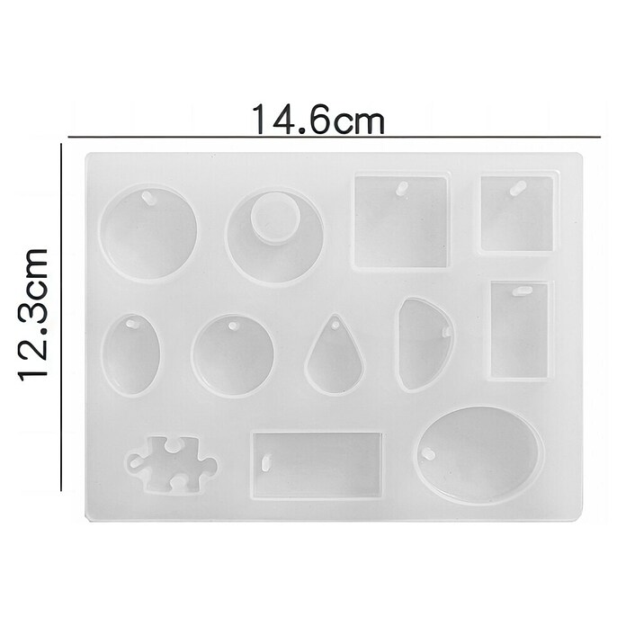 CreativEpoxy Gießform Silikonformen-Set (Schmuck, Silikon) | BAUHAUS