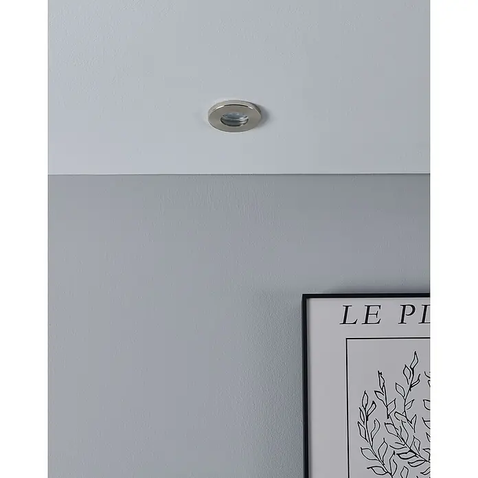Eglo LED-Einbauleuchten-Set Favazzina - 4 W, Warmweiß, Nickel, Durchmesser: 8,5 cm - Deckenleuchte: Eine moderne, runde Einbauleuchte in Silber, die ein stilvolles Lichtelement in jedem Raum darstellt.