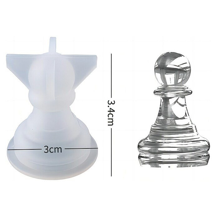 CreativEpoxy Gießform Silikonformen-Set (Schach, Silikon) | BAUHAUS