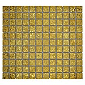 Mozaik pločica Quadrat Uni GO 282  (33 x 30,2 cm, Zlatne boje, Sjaj) | BAUHAUS