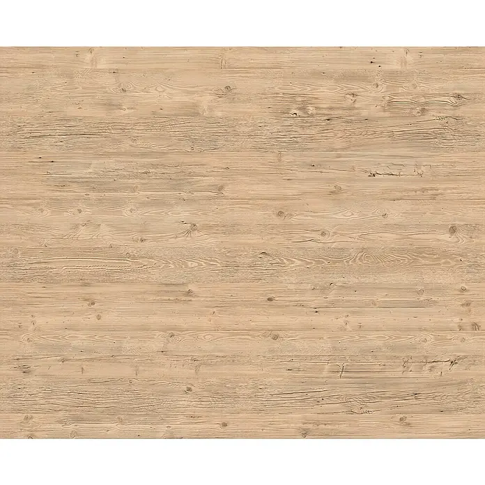Egger Wandpaneel DecoWall - Namur Fichte hell, 1.250 x 660 x 12 mm, 3 Stk. - Helle, gealterte Holzbretter mit sichtbarer Maserung und Ästen.