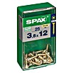 Spax Tornillo universal (Ø x L: 3,5 x 12 mm, Rosca completa, 25 uds.)