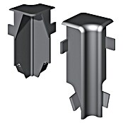 Egger Innenecke Cubical (Silber, 2 Stk., Passend für: Egger Cubical Sockelleisten 14 x 58 mm) | BAUHAUS