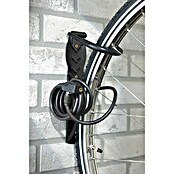 Mottez Fahrrad-Wandhaken (Geeignet für: 1 Fahrrad, Schwarz)