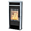 Kaminofen Santa Fe (6 kW, Raumheizvermögen: 108 m³, Material Verkleidung: Speckstein, Schwarz) | BAUHAUS
