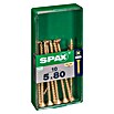 Spax Tornillo universal (Ø x L: 5 x 80 mm, Rosca completa, 10 uds.)