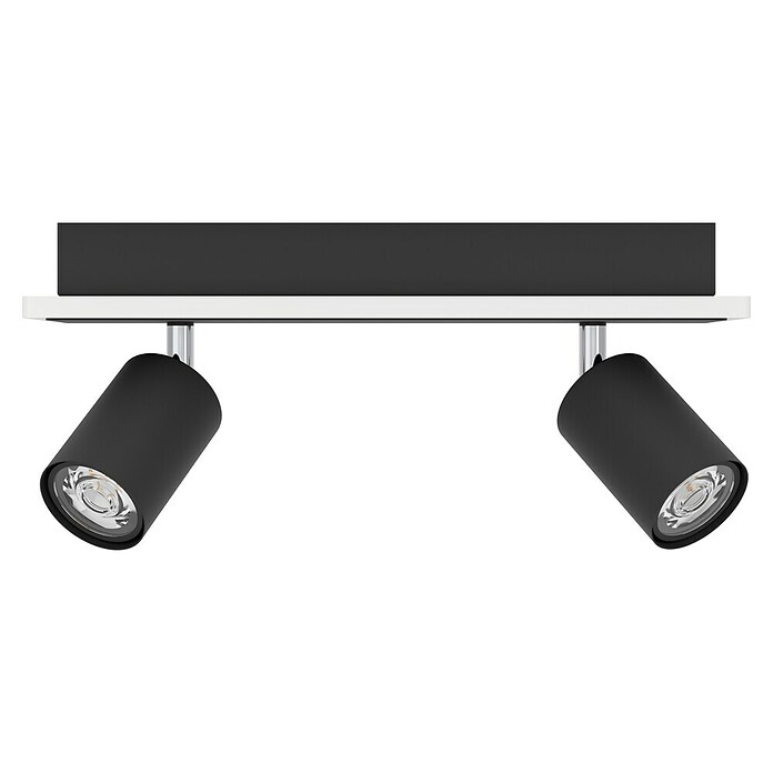 Eglo Downlight LED empotrable (12 W, L x An x Al: 34 x 10 x 14 cm, Negro, Blanco cálido) | BAUHAUS