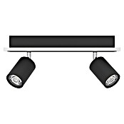 Eglo Downlight LED empotrable (12 W, L x An x Al: 34 x 10 x 14 cm, Negro, Blanco cálido) | BAUHAUS