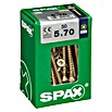 Spax Tornillo universal (Ø x L: 5 x 70 mm, Rosca completa, 50 uds.)