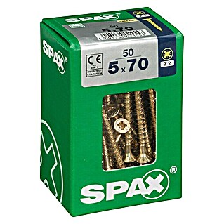 Spax Universalschraube (5 x 70 mm, Vollgewinde, 50 Stk.)