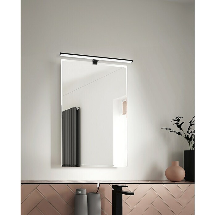 Eglo LED-Spiegelleuchte PANDELLA 2 (11 W, L x B x H: 60 x 0 x 40 cm, Schwarz) | BAUHAUS