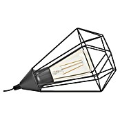 Eglo Tarbes Lámpara de sobremesa (60 W, Negro, L x An x Al: 26,5 x 26,5 x 17,5 cm)