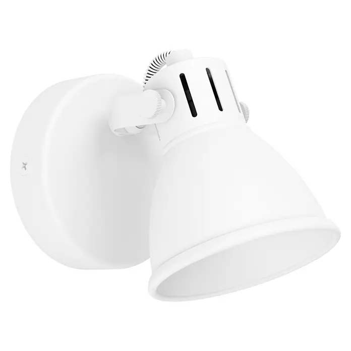 Eglo Seras 1 Deckenstrahler SERAS 1 - 3 W, Weiß, GU10, 1 Stk. - Weiße Wandleuchte mit verstellbarem Spot für gezielte Beleuchtung. Modernes Design, ideal für Wohnräume oder als Akzentlicht.