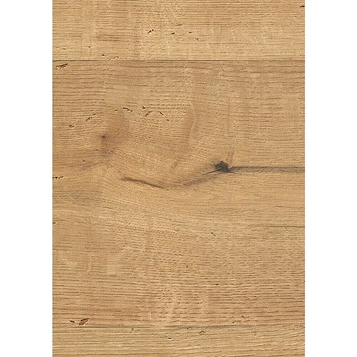 Egger Wandpaneel DecoWall - Loveland Eiche, 1.250 x 660 x 12 mm, 3 Stk. - Helles braunes Holzpaneel mit natürlicher Maserung und kleinen Ästen.
