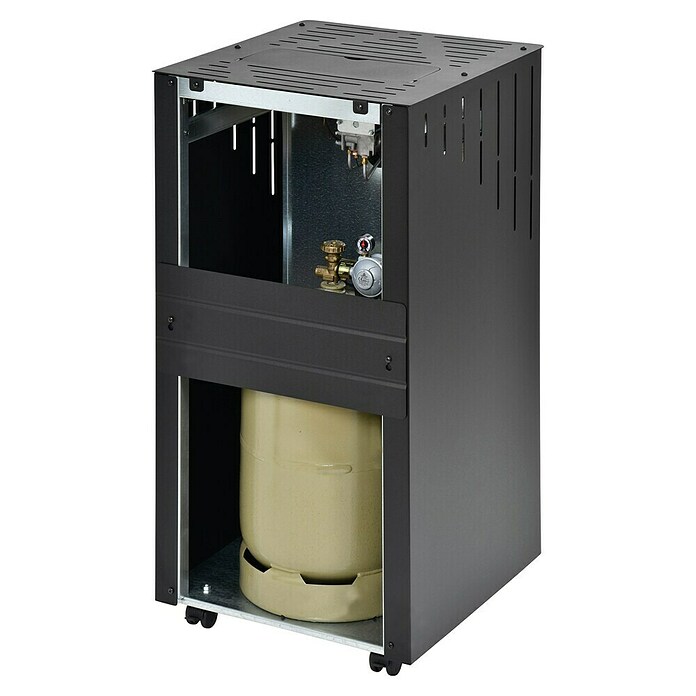 Firefix Gasheizer 4200 ECO+ (L x B x H: 50 x 47,5 x 90 cm, Schwarz) | BAUHAUS