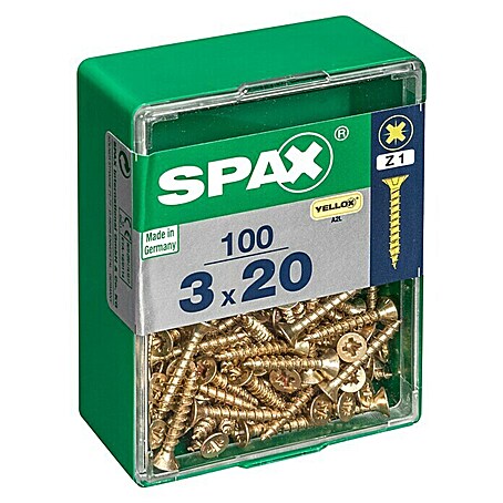 Spax Universalschraube  (3 x 20 mm, 100 Stk.)