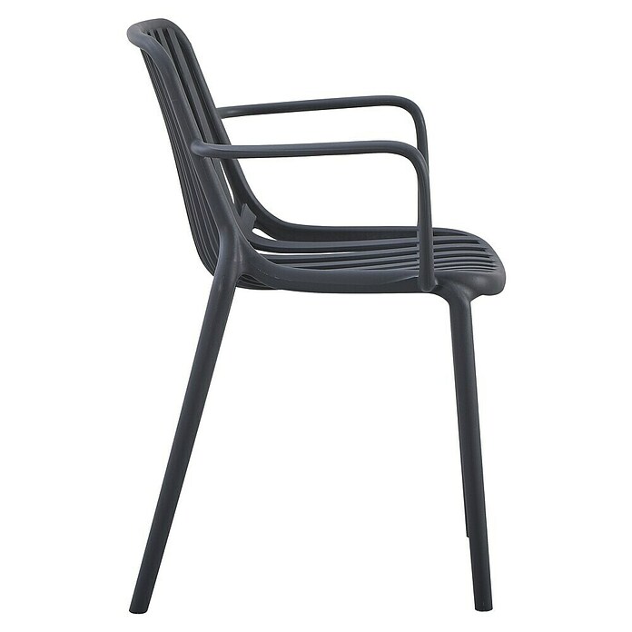 Sunfun Vrtni stol  (Antracit, Polipropilen) | 8261 - Stühle Kst | ICAB - Sommermöbel Stühle | ICA - Sommermöbel | IC - Freizeit im Garten | I - Stadtgarten | BAUHAUS