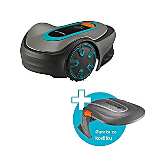 Gardena Robotska kosilica Sileno Minimo 250 i garaža (250 m², Širina reza: 16 cm)