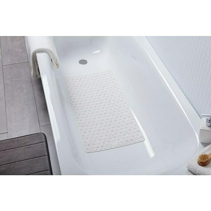 Tatay Antideslizante para bañera Diamond SBS (72 x 36 cm, Blanco) | BAUHAUS