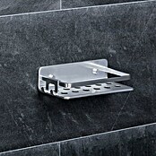Tatay Moon Cesta de baño 2 alturas (L x An x Al: 10 x 30 x 12 cm, Plateado) | BAUHAUS