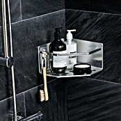 Tatay Moon Cesta de baño angular (L x An x Al: 20 x 20 x 12 cm, 1 ud., Plateado) | BAUHAUS