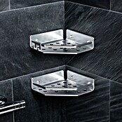 Tatay Moon Cesta de baño angular (L x An x Al: 20 x 20 x 5,5 cm, 2 ud., Plateado) | BAUHAUS
