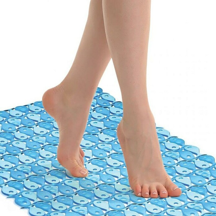 Tatay Alfombra antideslizante (36 x 97 cm, Azul)