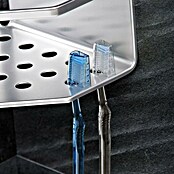 Tatay Moon Cesta de baño angular (L x An x Al: 20 x 20 x 5,5 cm, 2 ud., Plateado) | BAUHAUS