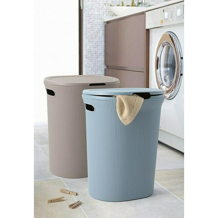 Tatay Baobab Cesta para la ropa (L x An x Al: 33 x 41 x 50 cm, Taupe) | BAUHAUS