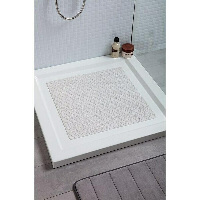 Tatay Antideslizante para bañera Diamond SBS (54 x 54 cm, Blanco) | BAUHAUS