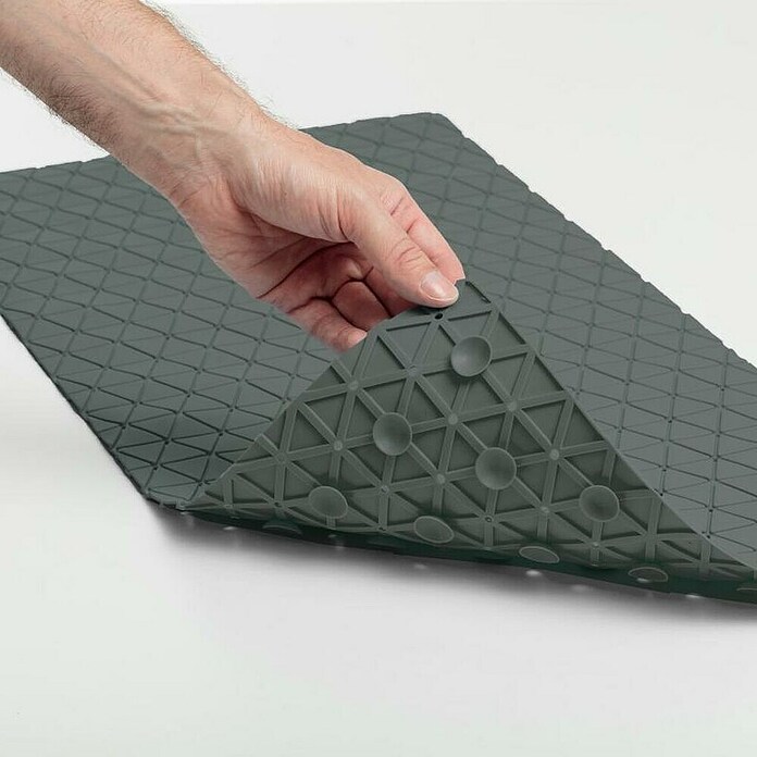 Tatay Antideslizante para bañera Diamond SBS (72 x 36 cm, Gris) | BAUHAUS