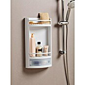Tatay Estantería de baño (Blanco/Transparente, 11 x 29 x 51 cm)