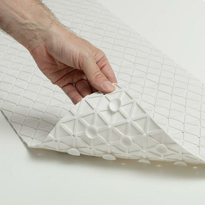 Tatay Antideslizante para bañera Diamond SBS (96 x 36 cm, Blanco) | BAUHAUS