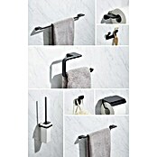 Tatay Onyx Toallero de barra (45 cm, Negro, Mate)