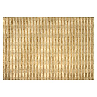 Alfombra de yute 2 colores (Natural, 300 x 250 cm, 100% yute)