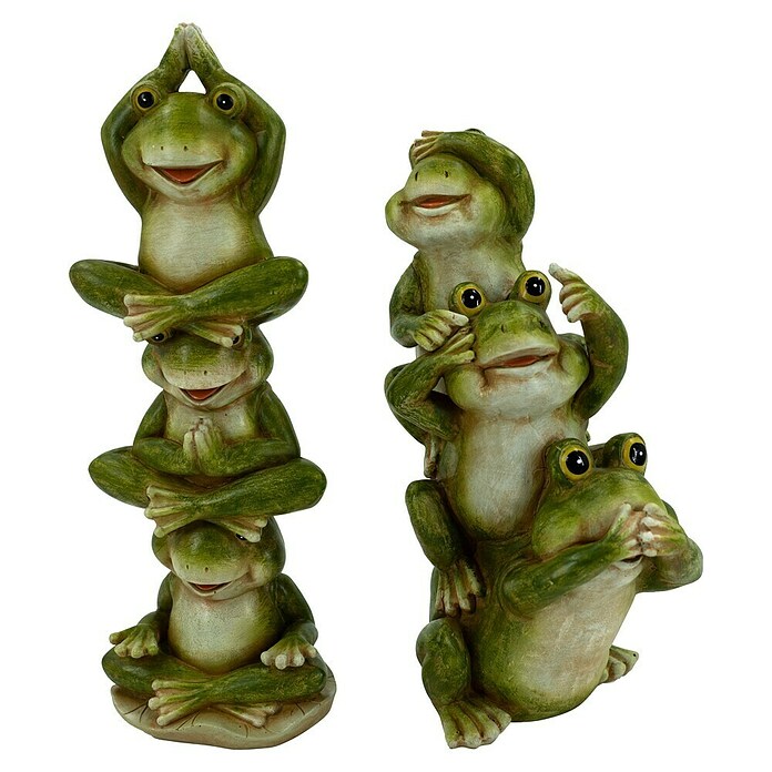 Deko-Frosch Pyramide (Polyresin, In 2 Designs sortiert) | BAUHAUS