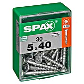 Spax Universalschraube T-Star plus (Ø x L: 5 x 40 mm, WIROX Oberfläche, T-Star plus, 30 Stk.)