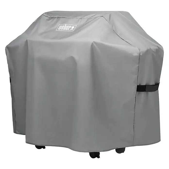 Weber Standard Grill-Schutzhülle - Passend für: Weber Genesis II 200-Serie - Eine graue Weber Grillabdeckung zum Schutz des Grills vor Witterungseinflüssen und zur Verlängerung der Lebensdauer des Geräts.
