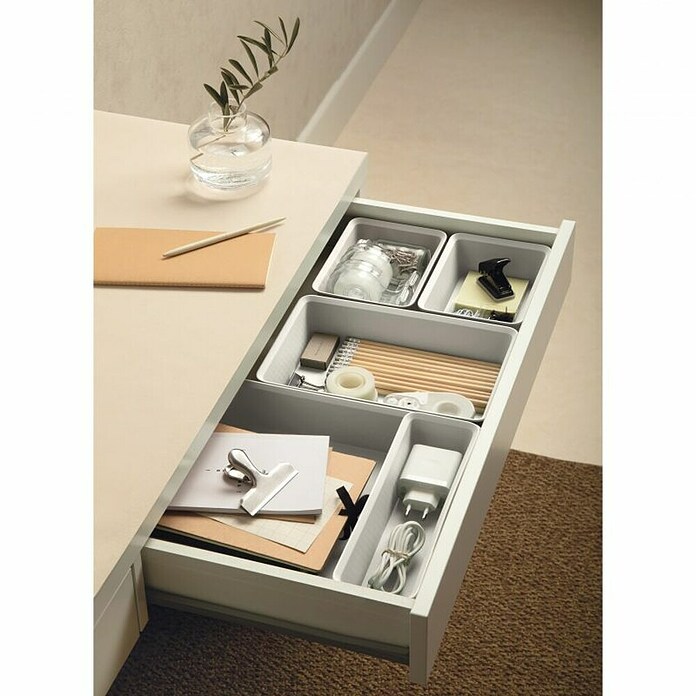 Tatay Bohol Organizador Slim (L x An x Al: 8,5 x 26 x 5,5 cm, Blanco sky) | BAUHAUS
