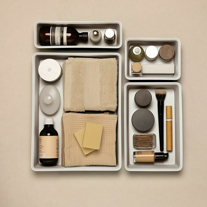 Tatay Bohol Organizador Slim (L x An x Al: 8,5 x 26 x 5,5 cm, Blanco sky) | BAUHAUS