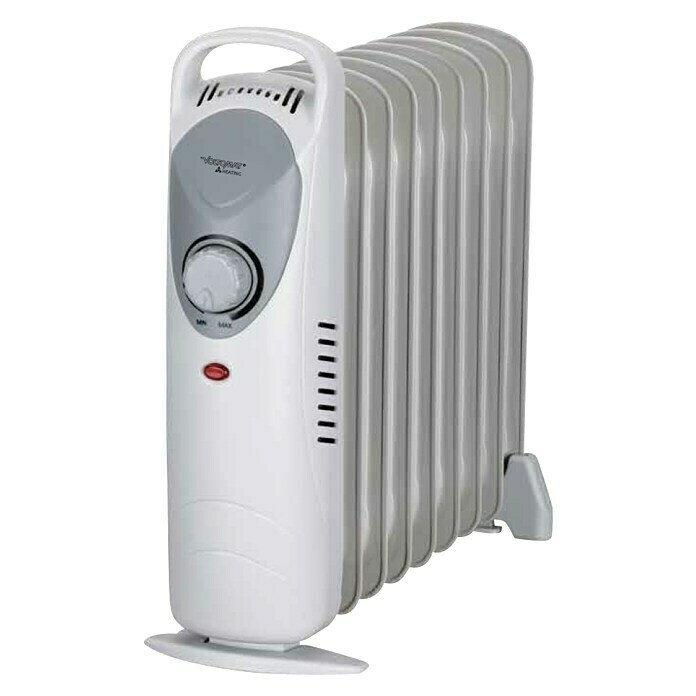 Voltomat HEATING Ölradiator Mini1.000 W, Weiß, 40 x 14 x 38 cm Front View